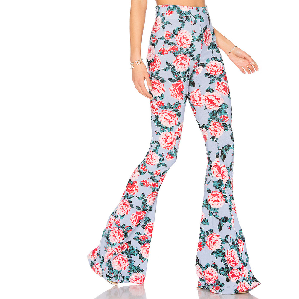 SMYM Bam Bam Bells Pants Cabbage Rose Spandy